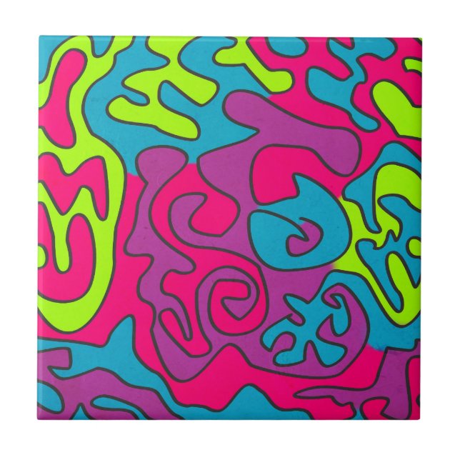 Abstract Ceramic Tile (Front)