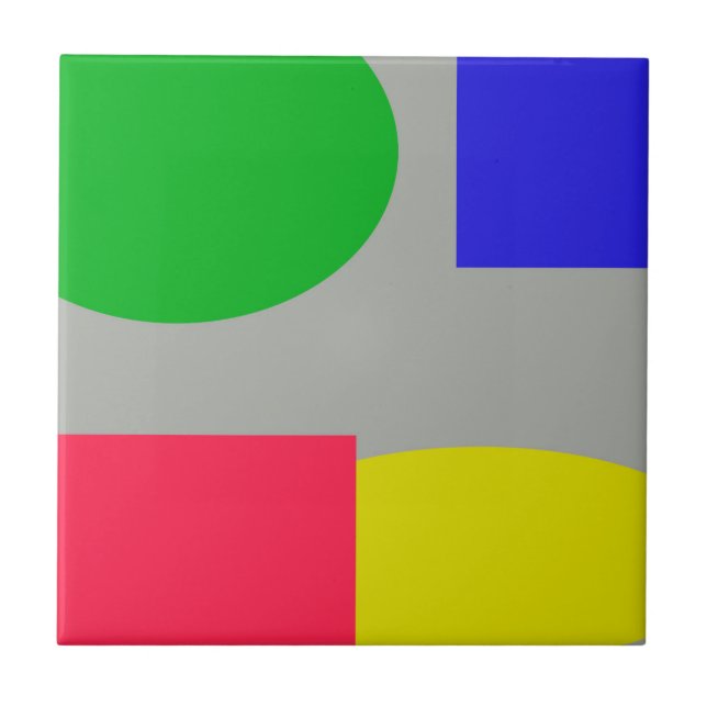 Abstract Ceramic Tile (Front)