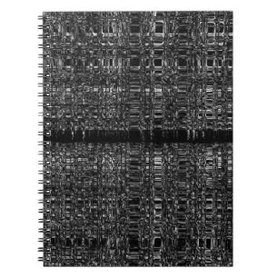 Abstract chain pattern notebook