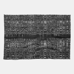 Abstract chain pattern tea towel