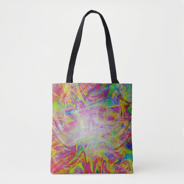Abstract Chaos Tote Bag (Front)