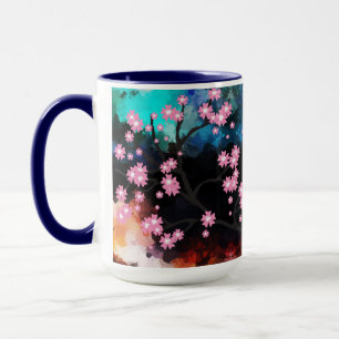 Abstract Cherry Blossom mug