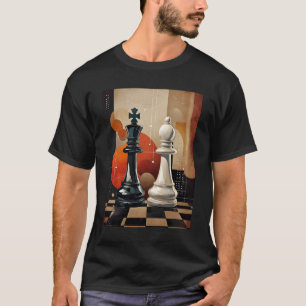Abstract Chess King And Bishop Artistic Modern Boa T-Shirt