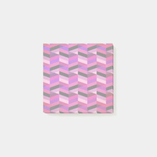 Abstract Chevron/Herringbone   Purples & Violet Post-it Notes