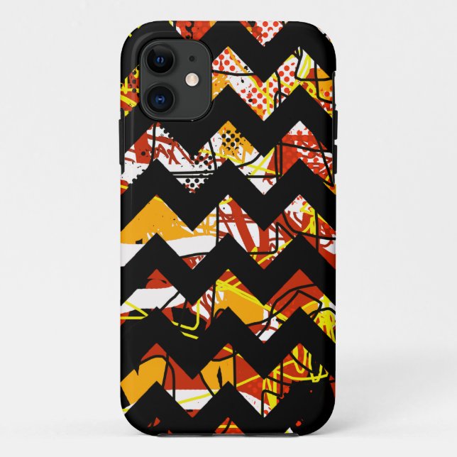 abstract chevron stripes Case-Mate iPhone case (Back)