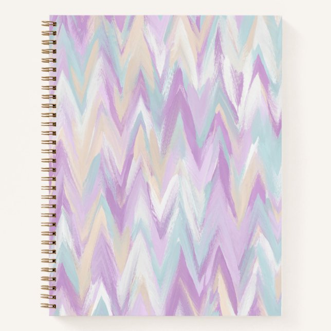 Abstract Chevrons Notebook (Front)