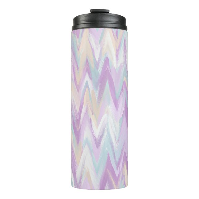 Abstract Chevrons Thermal Tumbler (Front)