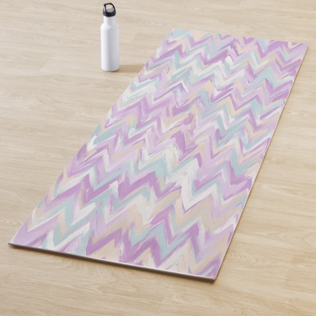 Abstract Chevrons Yoga Mat (In Situ)