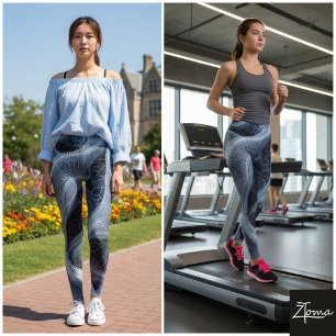  Abstract Chic Leggings