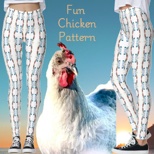 Abstract Chickens - Cute Leggings