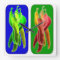 Abstract Chiles Wall Clock