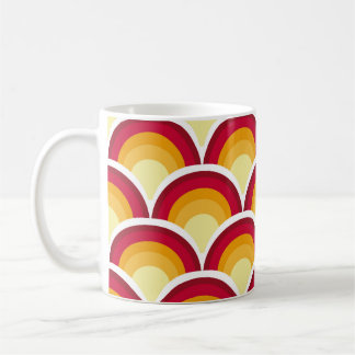 Abstract chinese,  japanese scaly skin mythical fa coffee mug