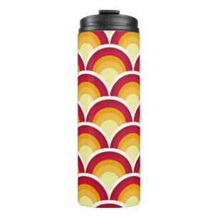 Abstract chinese,  japanese scaly skin mythical fa thermal tumbler