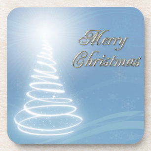 Abstract Christmas Tree Coaster