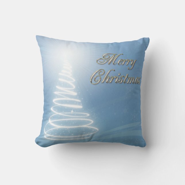 Abstract Christmas Tree Cushion (Front)