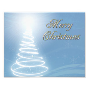 Abstract Christmas Tree Photo Print