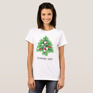 Abstract Christmas Tree T-Shirt