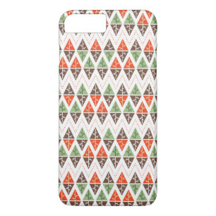 Abstract Christmas Trees Geometric Holiday Pattern iPhone 8 Plus/7 Plus Case