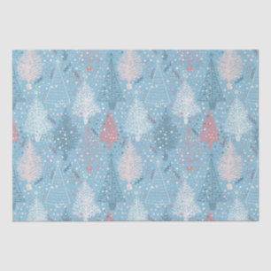 Abstract Christmas Trees Pattern 2 Tissue Paper