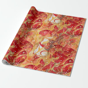 Abstract Christmas Wrapping Paper