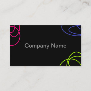 Abstract Circle Art Business Card