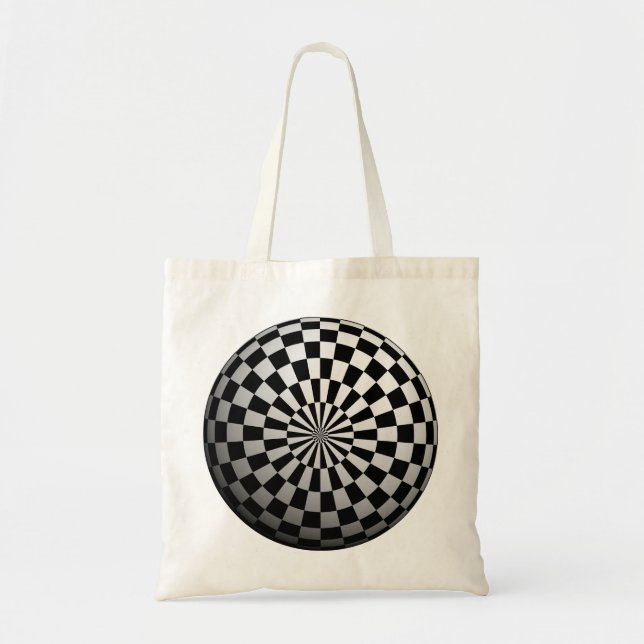 Abstract Circle Budget Tote Bag (Front)