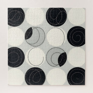 Abstract Circle Overlap Pattern Jigsaw Puzzle