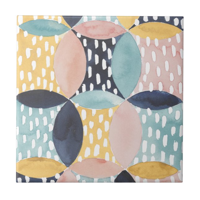 Abstract Circle Pattern Tile (Front)