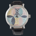 Abstract Circle Pattern Watch<br><div class="desc">Abstract Circle Pattern . Artist: Grace Popp. Image ID: 150359D.</div>