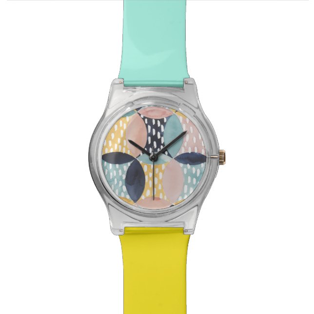 Abstract Circle Pattern Watch (Close Up)