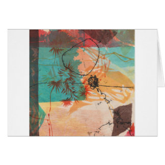 Abstract Circle Shapes Printmaking