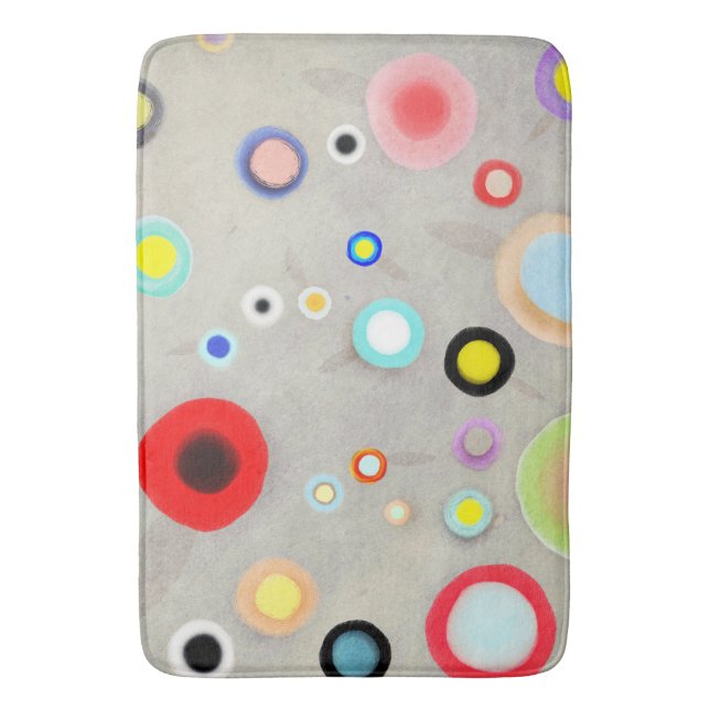 ABSTRACT CIRCLES BATH MAT (Front Vertical)