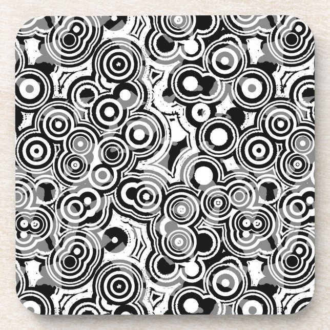 abstract circles coaster set (Front)