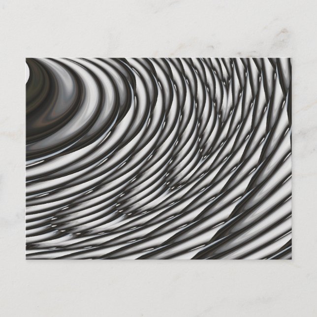 Abstract Circles - Contemporary Modern Art Postcard (Front)