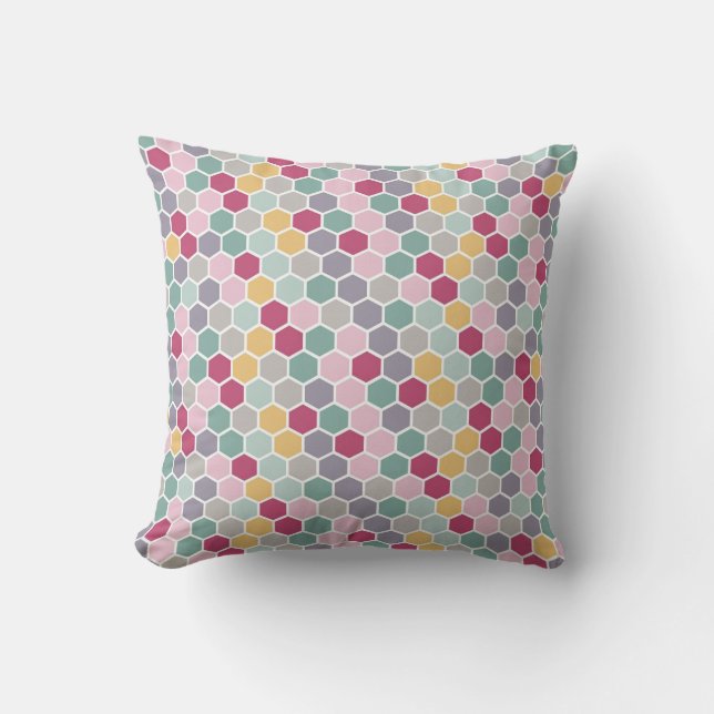 Abstract Circles Cushion (Front)