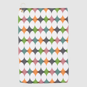 Abstract Circles Golf Towel