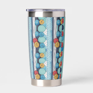 Abstract Circles Insulated Tumbler