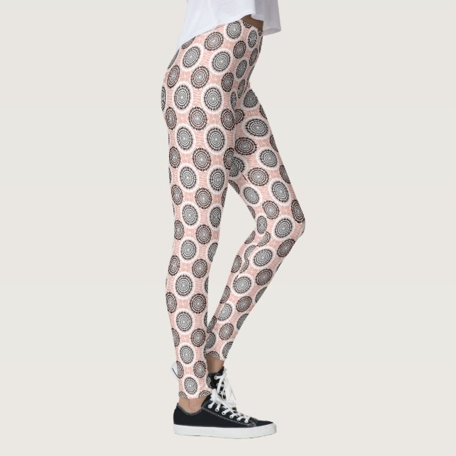 Abstract Circles Pattern leggings (Right)
