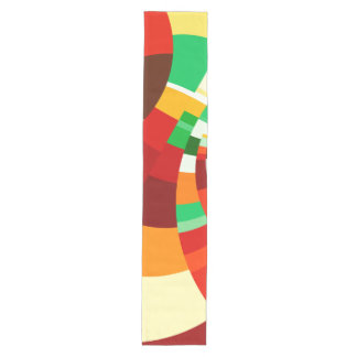 Abstract circles pattern medium table runner