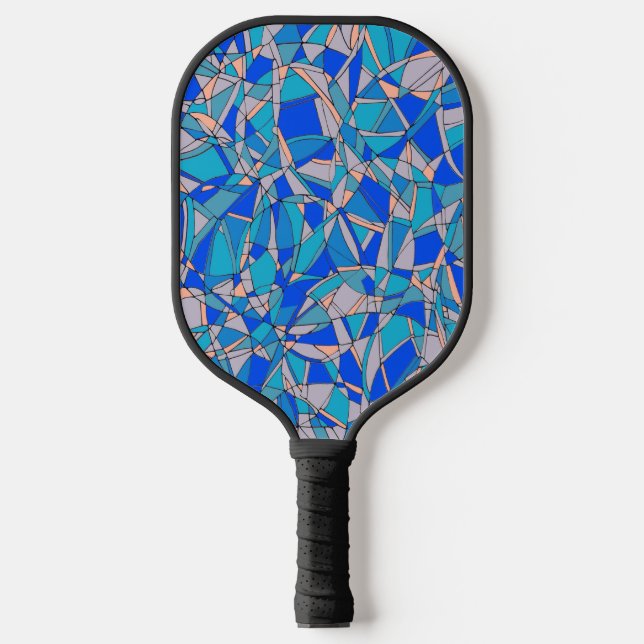 Abstract Circles Pickleball Paddle (Front)
