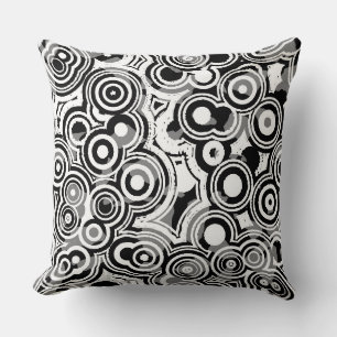 abstract circles pillow