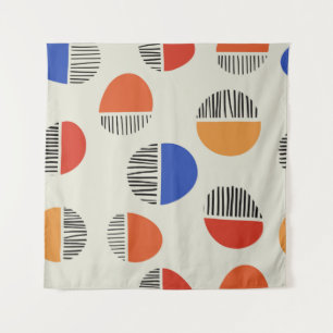 Abstract circles seamless pattern,background with  tapestry
