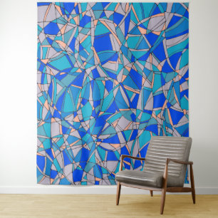 Abstract Circles Tapestry