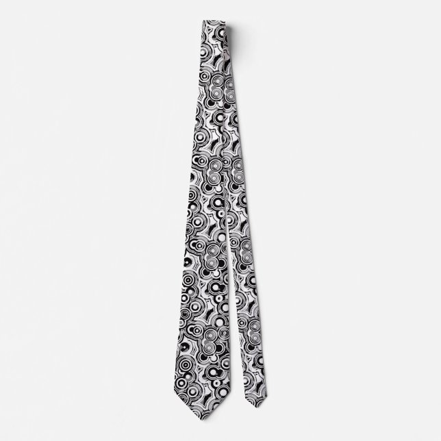 abstract circles tie (Front)