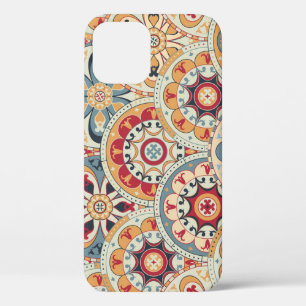 Abstract Circles: Trendy Coloured Wallpaper iPhone 12 Case