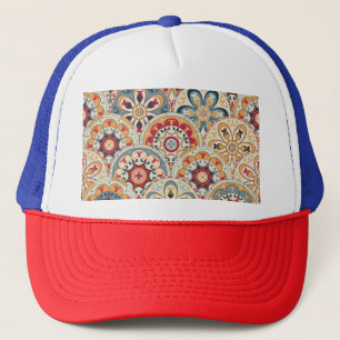 Abstract Circles: Trendy Coloured Wallpaper Trucker Hat