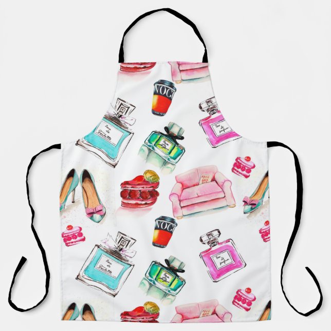 Abstract circular bokeh background of Christmaslig Apron (Front)
