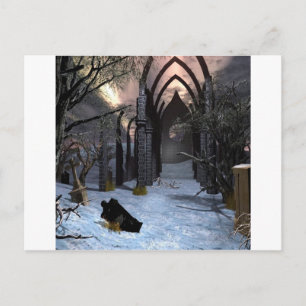 Abstract City Dark Arts Postcard