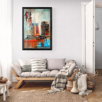 Abstract Cityscape Poster