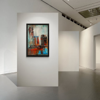 Abstract Cityscape Poster